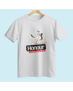 Honour GB Pima Round Neck T-Shirt White
